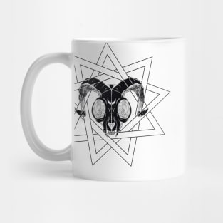 Animal skull (black) Mug